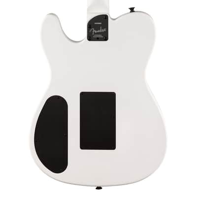 Used Fender Jack White Triplesonic Acoustasonic Tele - Satin Arctic White/Black image 7