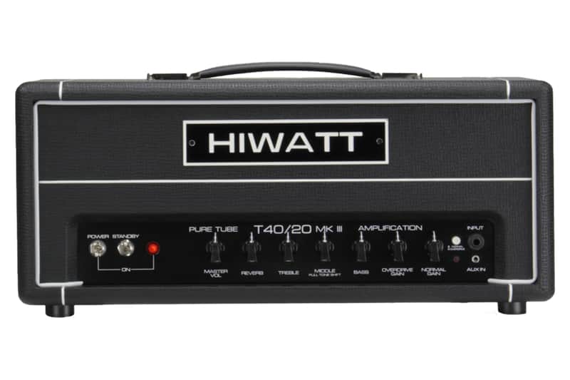 Hiwatt T40/20 2-Channel 40-Watt Guitar Amp Head - Authorized Dealer image 1