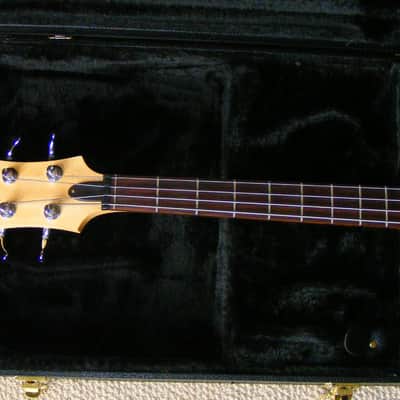 Birdsong Short Scale Bass 2015 Natural Mahogany image 2