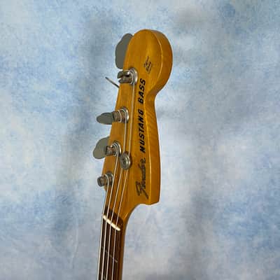 1999 Fender MB-98 / MB-SD Mustang Bass Fiesta Red Crafted in Japan, CIJ image 13