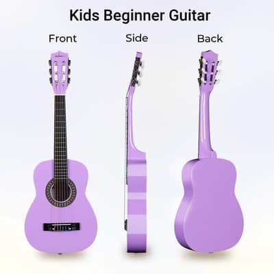 ADM Beginner Acoustic Classical Guitar 30 Inch Nylon Strings Wooden Guitar Bundle Kit for Kid Boy Girl Student Youth Guitarra Online Lessons with Gig Bag image 2