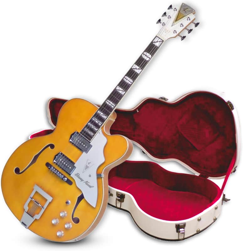 Kay Vintage Reissue Barney Kessel Signature "Jazz Special" Guitar FREE $250 Case - Natural Blonde image 1