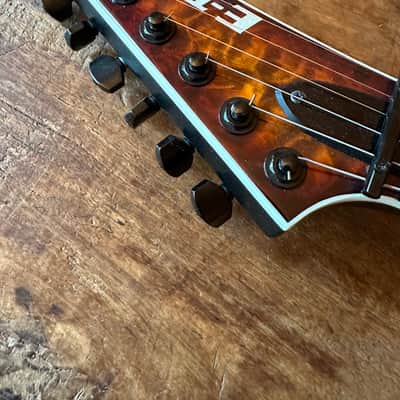ESP E-II Horizon FR-II 2021 - Present - Tiger Eye Sunburst image 5