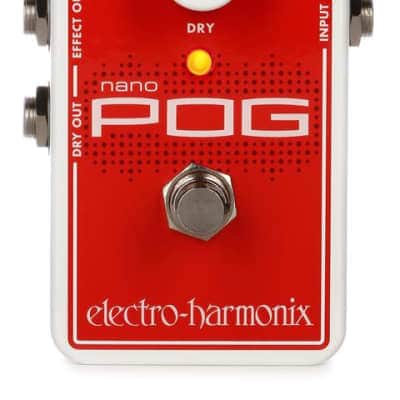 Electro-Harmonix Nano POG Polyphonic Octave Generator Red / White image 1