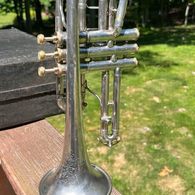 Buescher True Tone Silver Cornet — Elkhart, IN — Serial #11300 (~1908-1909) — PAT. OCT. 29, 07 — Plays Well image 14