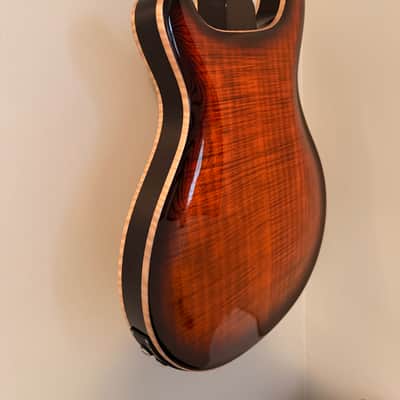 PRS SE HOLLOWBODY II PIEZO ORANGE TIGER SMOKEBURST, MINT, UPGRADED TUNERS! image 5