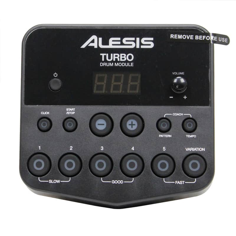 Alesis Turbo Electronic Drum Module with Power Supply for Turbo Mesh Kit image 1