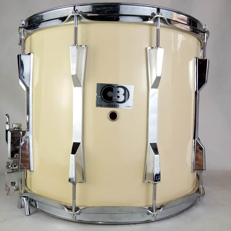 CB Drums 12x14" CB700 Parade Snare Drum Piano White Wrap - 3660 Kaman 8Ply 10Lug image 1