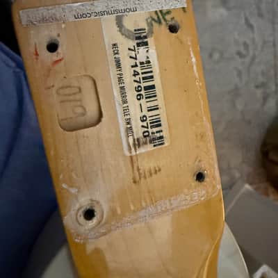 Fender Artist Series Jimmy Page Mirror Telecaster with Rosewood Fretboard 2019 - White Blonde image 23
