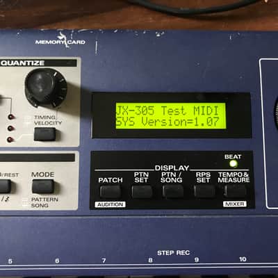 Roland JX-305 GROOVESYNTH, Manuals, Power Supply Upgraded LCD and OS 1.07 image 2