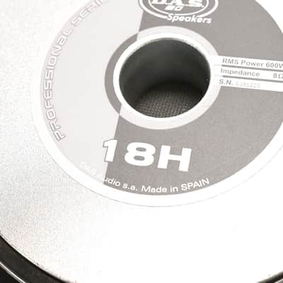 D.A.S. 18H 18" 600W Low Frequency Woofer / Speaker Component - 8 Ohm CG010MK image 10