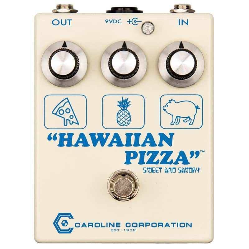 New Caroline Guitar Company Hawaiian Pizza Fuzz Guitar Effects Pedal image 1