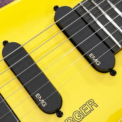 Ultra-Rare Yellow Steinberger GL4T TransTrem Guitar - Restored by Jeff Babicz! - HeadlessUSA image 7