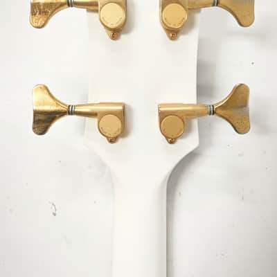 Greco EGB85 White Gold Hardware Made in Japan 1990 LP Type Short Scale Electric Bass Guitar, a4366 image 21