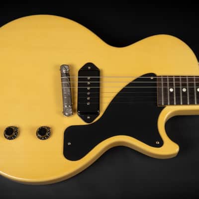 2024 Gibson Custom Shop ‘57 Reissue Les Paul Junior Singlecut TV Yellow VOS | USA 1957 Historic P-90 Pickup Handwired Electronics Wraparound Bridge 3.87kg | CoA OHSC image 4