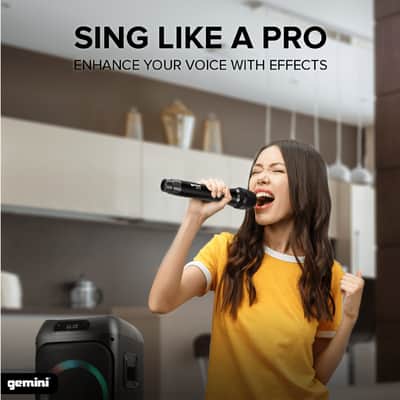 Gemini Sound GHK-2800 Bluetooth Speaker System with Led Party Lighting image 7