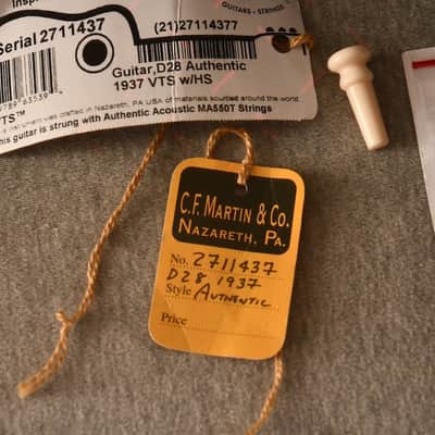 Martin D-28 Authentic 1937 VTS (2022) #2711437 image 13