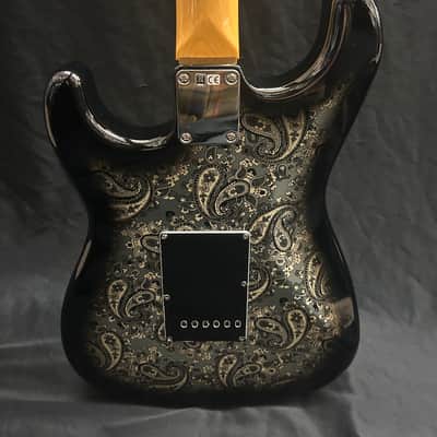 Fender Made in Japan Black Paisley Stratocaster image 3