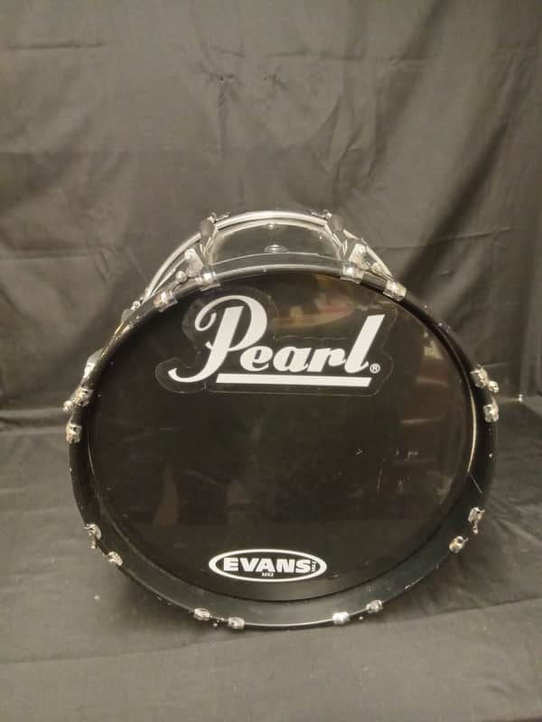 Pearl Championship Maple Series 18" Marching Bass Drum serial 607961 - Black image 1