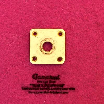 General Vintage Tone Vintage Original Specs 1954 - 1956 output Jack plate for Les Paul®️ CAB “ Cellulose Acetate “ Cream image 5