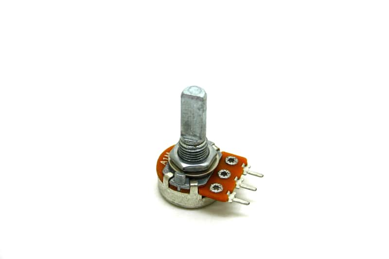 FENDER STYLE POTENTIOMETER D-SHAFT A1M 1M LOGARITHMIC REPLACEMENT 0024663000 image 1