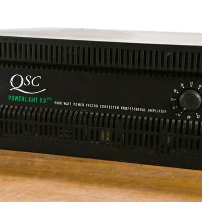 QSC PowerLight 9.0 PFC Power Factor Corrected 2-Channel Power Amplifier CG011UT image 3