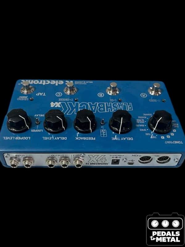 tc electronic【FLASHBACK X4】ディレイ＆ルーパーUSED TC Electronic Flashback X4 Delay & Looper 2011 - 2019 - Blue