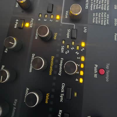 Dave Smith Instruments Mopho SE 42-Key Monophonic Synthesizer 2014 - 2016 - Black with Wood Sides image 5