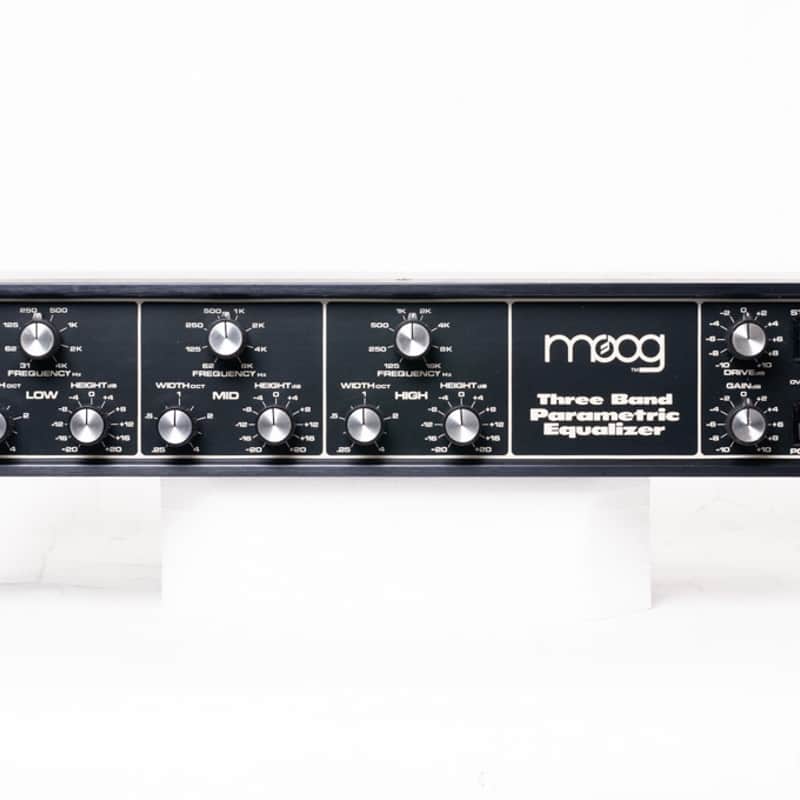1970s Moog MKPE Three Band Parametric Equalizer Black