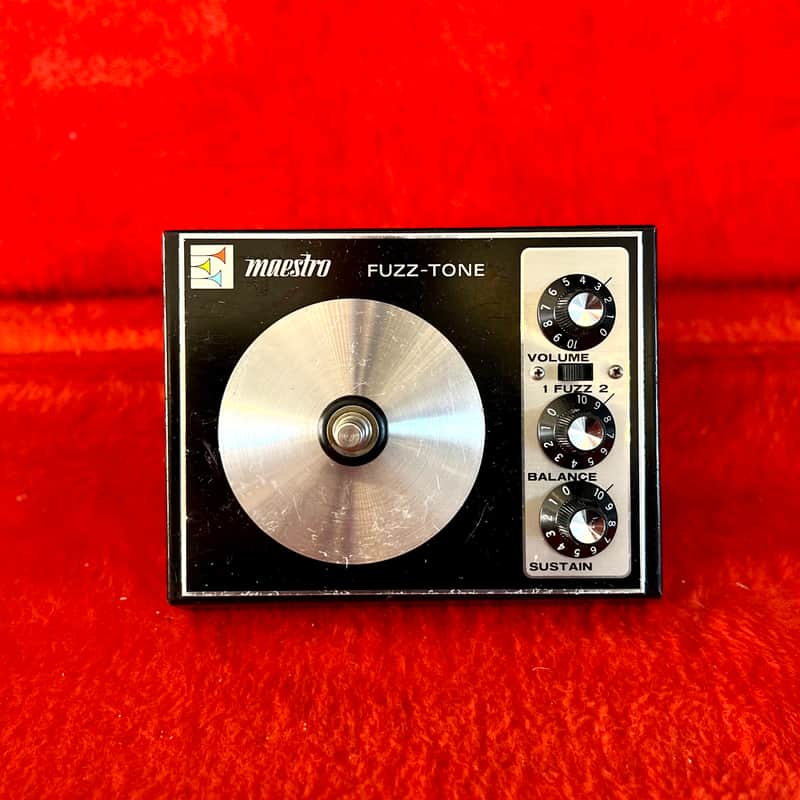 Maestro FZ-1s Fuzz tone effect pedal c 1970 original vintage USA