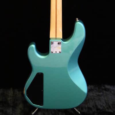 1993 Fender USA Precision Plus Deluxe , "Longhorn" or "Boner" bass, Caribbean Mist image 4