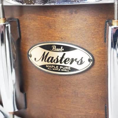 Pearl USED ​​Masters Maple Pure Snare Drum 14x6.5 - #382 Nature Walnut [MP4P1465S/C #382] image 2