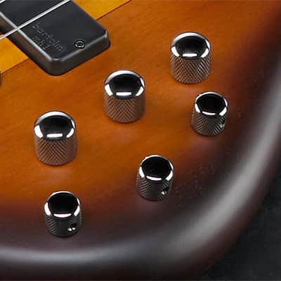 Ibanez SRF705 BBF Bass Workshop Fretless 5 String Electric Bass. Brown Burst Flat image 7