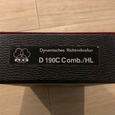 Vintage AKG D 190c with original case and accesories image 10