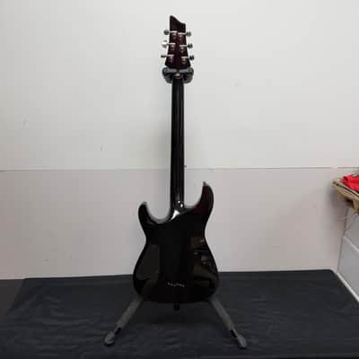 Used Schecter DIAMOND SERIES C-1 EX Blackjack Baritone Electric GuitarĀ image 12