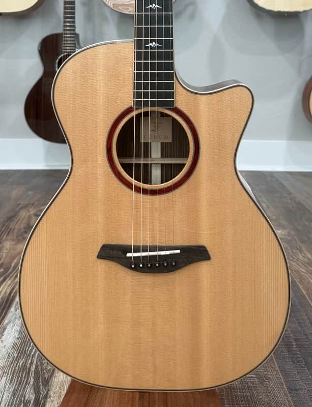 Furch Master's Choice Orange OMc-SR SPA Sikta Spruce over Indian Rosewood LR Baggs Stage Pro Anthem Hardshell Case image 1