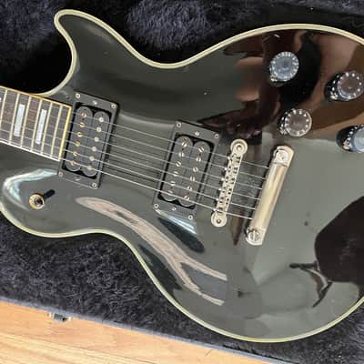 1990's Fernandes Burny LC-75 John Sykes Custom Black ALL Mahogany body Made in Japan image 8