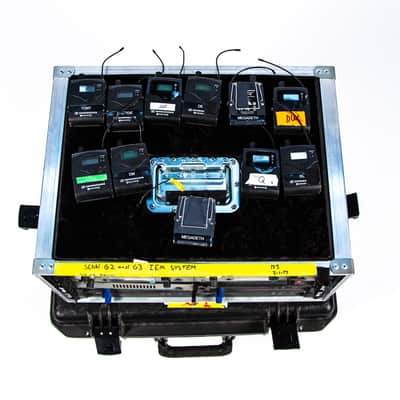 Sennheiser G2/G3 In Ear System w/ Pelican Case Owned by Dave Mustaine image 9