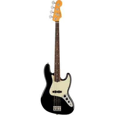 Fender American Professional II Jazz Bass RW (Black) - 4-String Electric Bass Bild 1