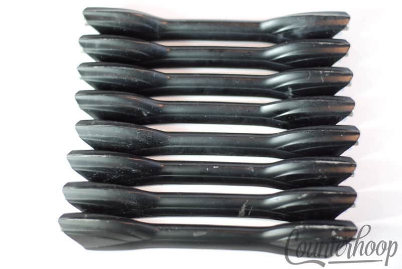 Premier 8x Bass Drum Lugs Black Powder-Coated Vintage 70s Marching/Tenor Tom - Excellent / 6.95/24.95 image 1