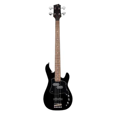 STAGG Electric Bass Guitar Silveray Series "P" Model Black Higloss Solid Alder body Maple Neck image 3