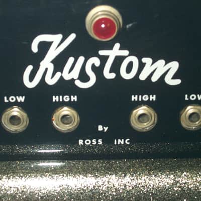 Kustom K200 J595 1966 Charcoal (Sparkle) /w/ Original 2x15" Jensen Cabinet NICE! image 7