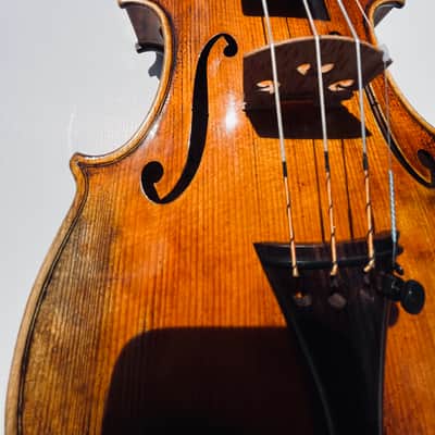 Fine Italian Labeled Violin Attributed to Oreste Candi No.124 L'Anno 1938 image 16