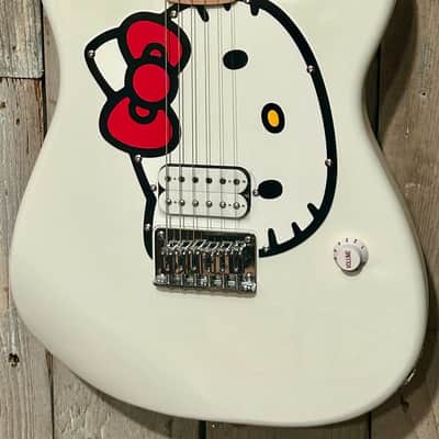 New Fender FSR Limited Edition Squier Hello Kitty Stratocaster - White, In Stock and Ready to Ship Ultra Fast! image 4
