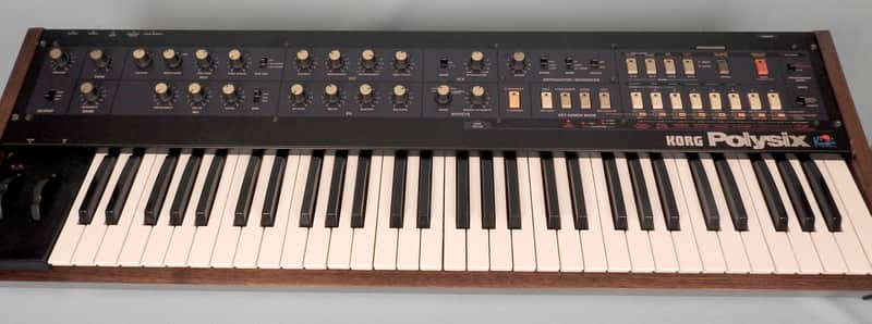 Korg PolySix with KiwiSix MIDI, power upgrades and overlay image 1