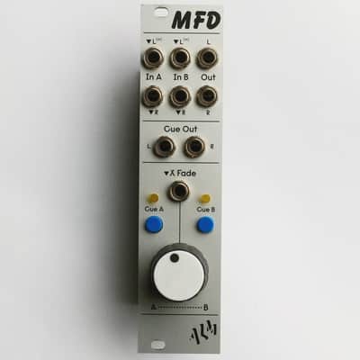 ALM/Busy Circuits ALM044 MFD DJ Crossfade / Stereo VCA Eurorack Synth Module 2023 - Present - Silver Bild 1