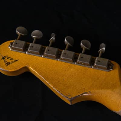 Fender Custom Shop Masterbuilt Kyle McMillin 1958 Stratocaster Journeyman Relic Aged White Blonde 2023 -Mint image 20