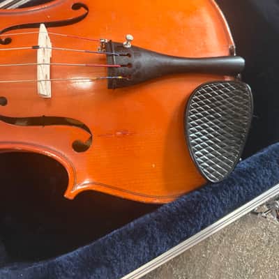 15" viola with case and bow. Made in Romania image 4