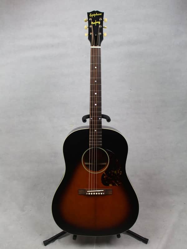 Epiphone Inspired By Gibson Custom Shop 1942 Banner J-45 Sunburst w/case image 1