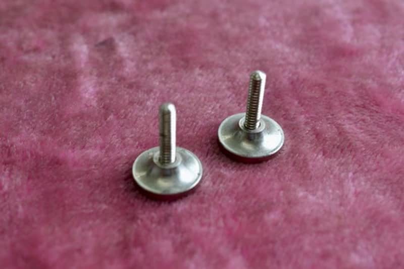 Vintage 1952 1953 Gibson Les Paul Goldtop Trapeze Tailpiece mounting feet Es225 image 1